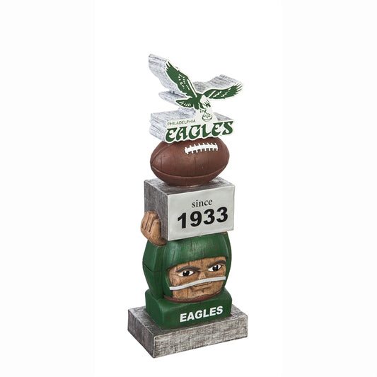 PHILADELPHIA EAGLES GARDEN TIKI TOTEM STATUE - RETRO