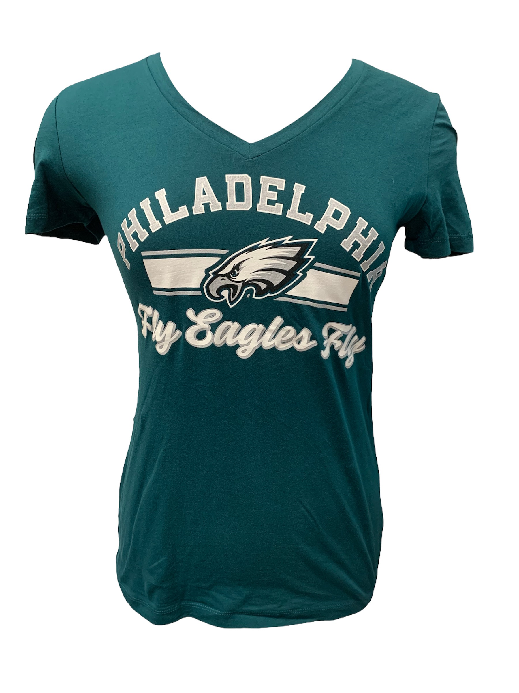 PHILADELPHIA EAGLES WOMEN S GAME USED TEE