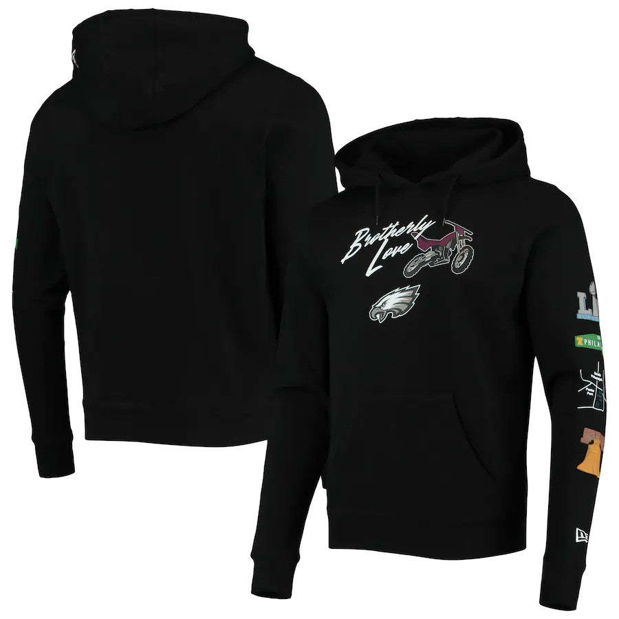 PHILDELPHIA EAGLES MEN'S CITY TRANSIT HOODIE SWEATSHIRT
