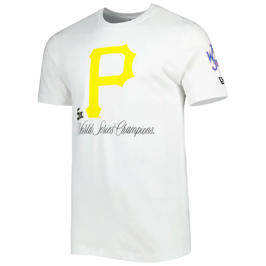 PITTSBURGH PIRATES MEN'S HISTORIC CHAMPS TEE - WHITE