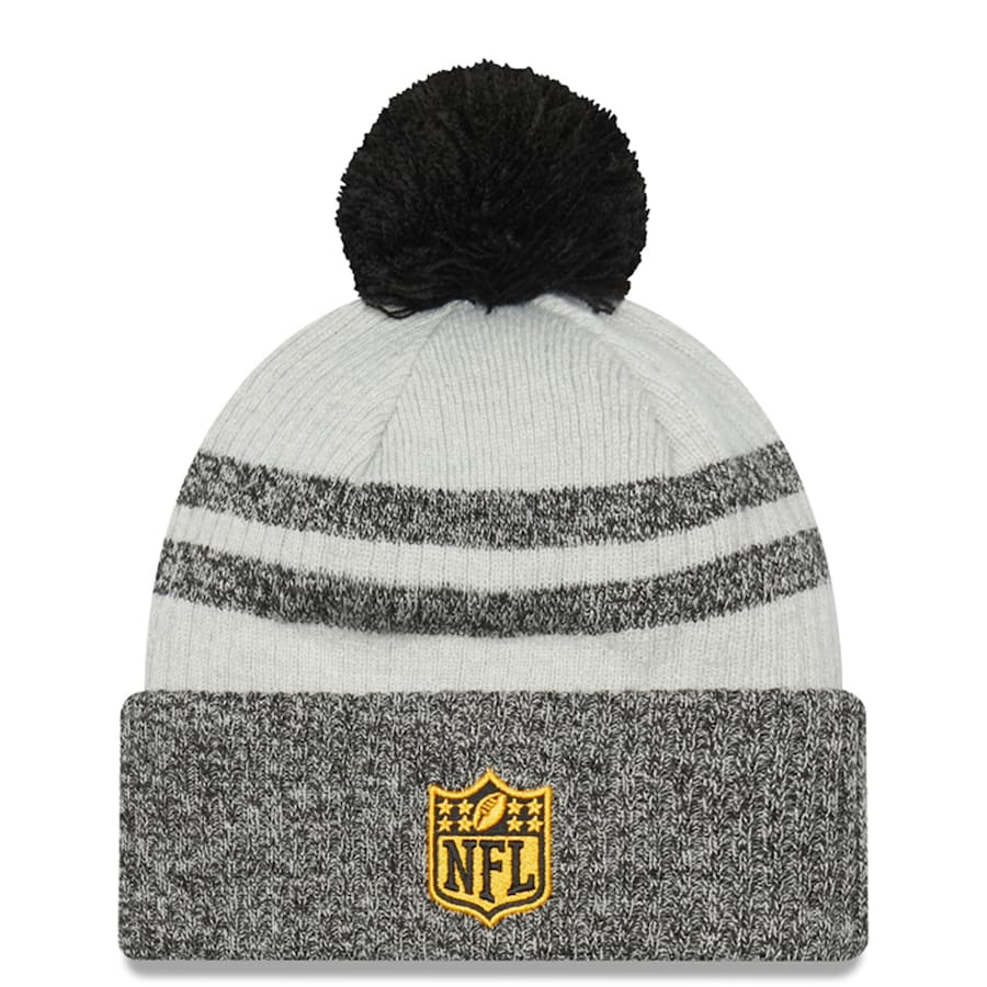 PITTSBURGH STEELER 2022 SIDELINE HISTORIC CUFFED POM KNIT