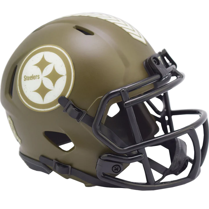 PITTSBURGH STEELERS 2022 SALUTE TO SERVICE MINI SPEED HELMET