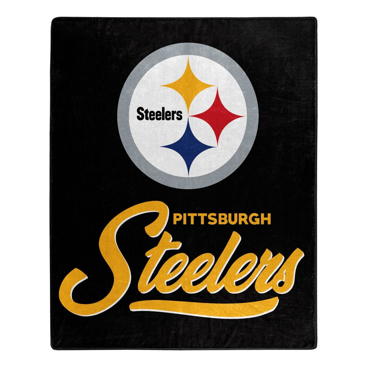 PITTSBURGH STEELERS SIGNATURE 50"X60" RASCHEL THROW BLANKET