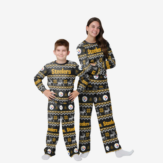PITTSBURGH STEELERS KIDS ALL OVER PRINT PAJAMAS