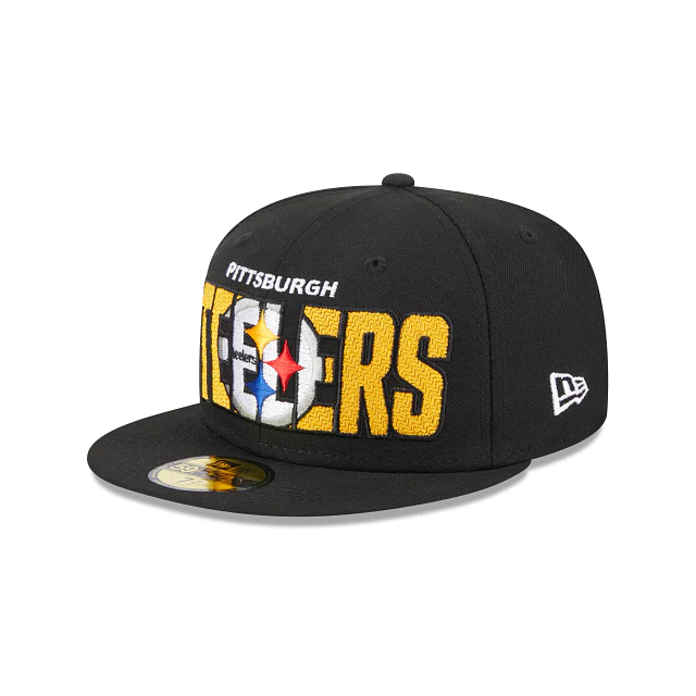 PITTSBURGH STEELERS MEN'S 2023 NFL DRAFT ALT HAT 59FIFTY FITTED