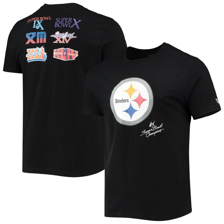 PITTSBURGH STEELERS MEN'S WORLD CHAMPIONS T-SHIRT
