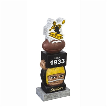 PITTSBURGH STEELERS GARDEN TIKI TOTEM STATUE - RETRO