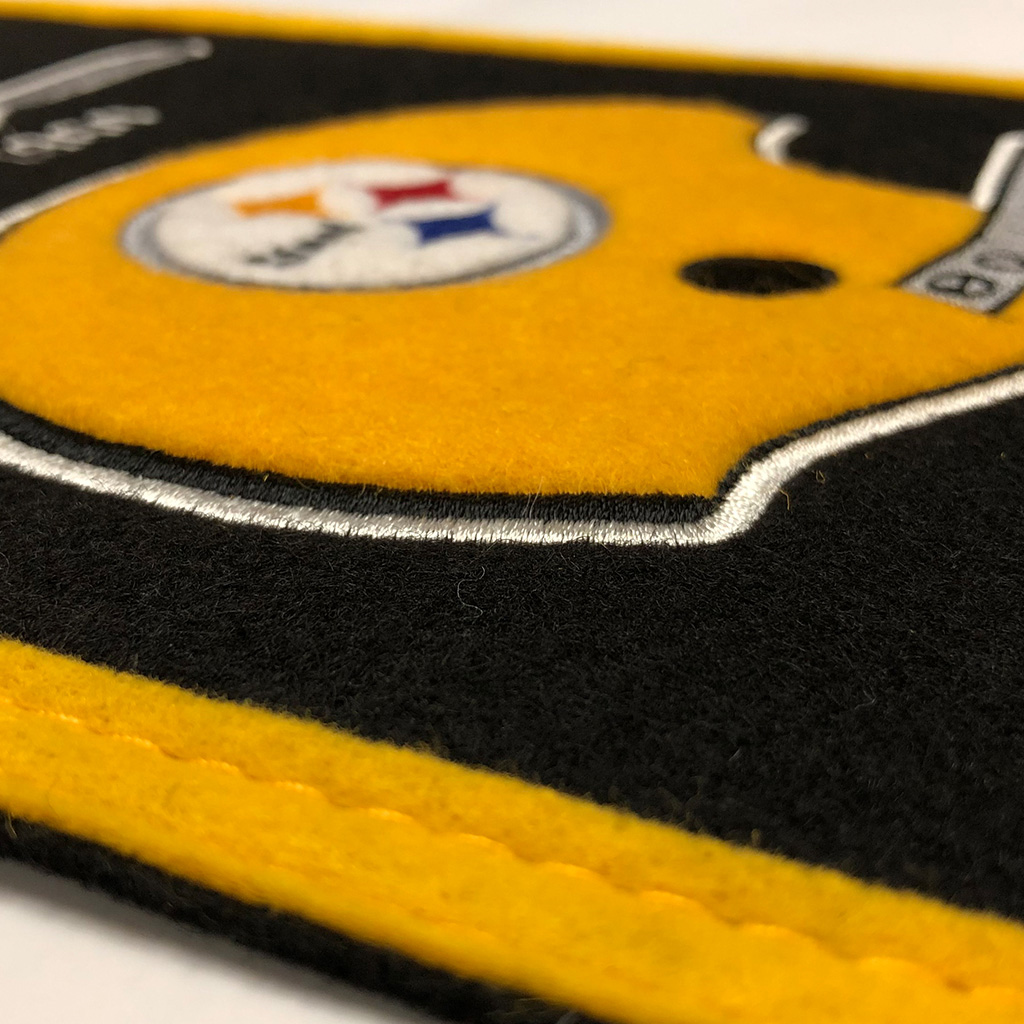PITTSBURGH STEELERS STADIUM EVOLUTION BANNER