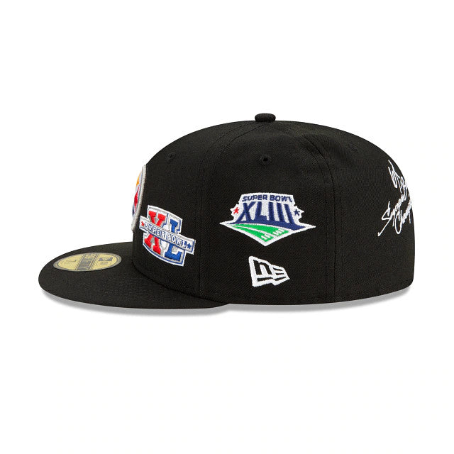 PITTSBURGH STEELERS WORLD CHAMPIONS 9085 59FIFTY FITTED