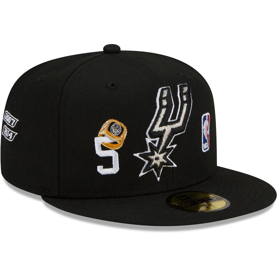 SAN ANTONIO SPURS COUNT THE RINGS 59FIFTY FITTED