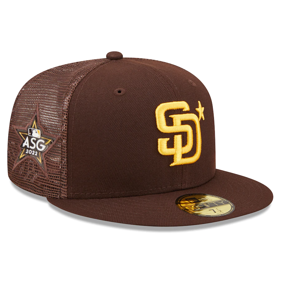 New Era San Diego Padres All Star Game 2022 Workout Trucker 59FIFTY Fitted Hat