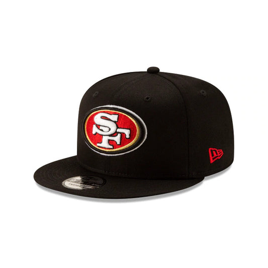 SAN FRANCICSCO 49ERS BASIC LOGO 9FIFTY SNAPACK HAT - BLACK/TEAM