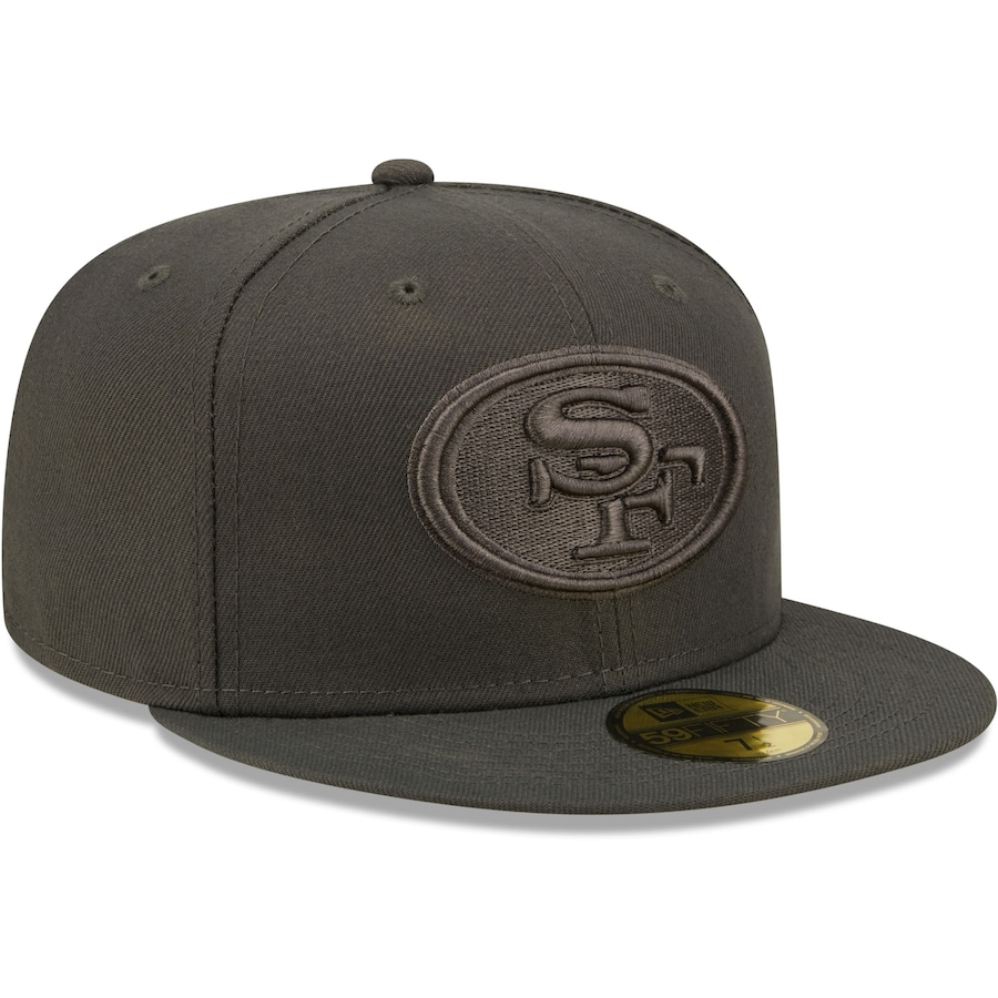 SAN FRANCISCO 49ERS COLOR PACK 59FIFTY FITTED HAT - GRAPHITE – JR'S SPORTS