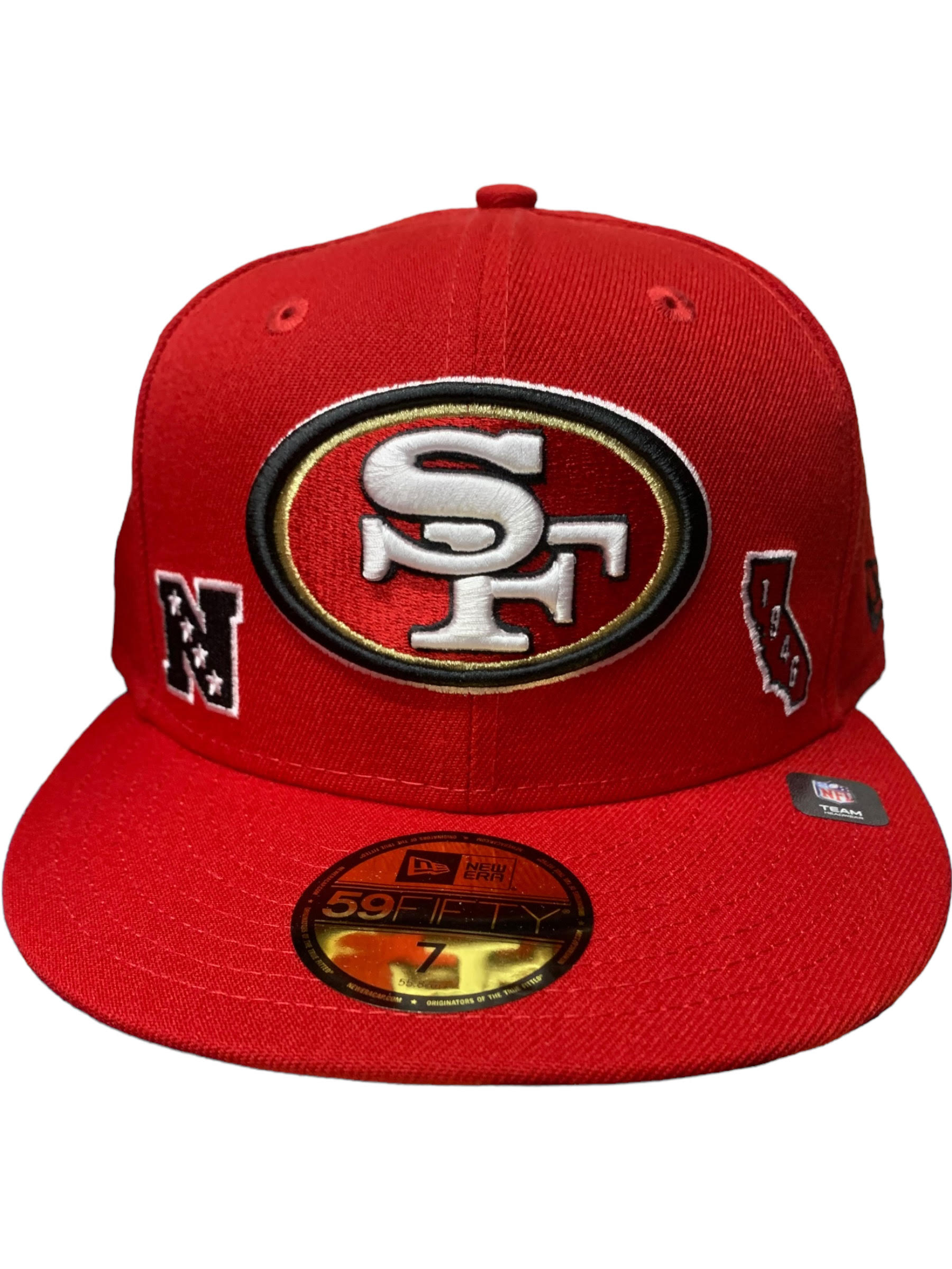 SAN FRANCISCO 49ERS IDENTITY 59FIFTY FITTED HAT – JR'S SPORTS