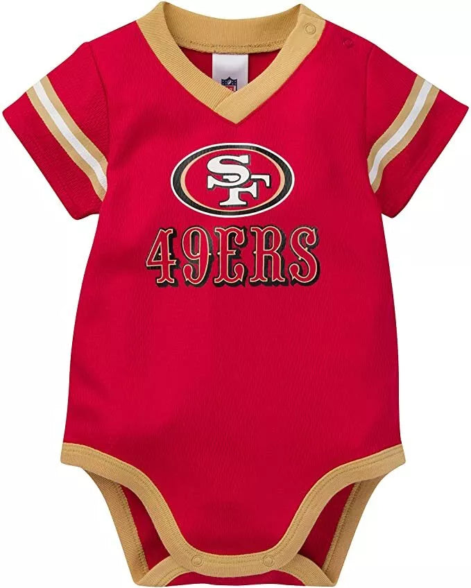 San Francisco 49ers Infant Dazzle Bodysuit 12M
