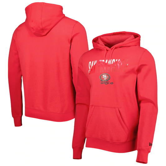 SAN FRANCISCO 49ERS MEN'S 2022 SIDELINE PULLOVER HOODIE SWEATSHIRT