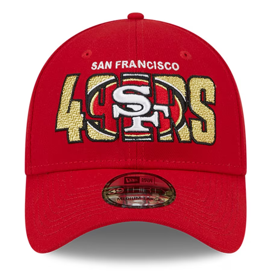 SAN FRANCISCO 49ERS MEN'S 2023 NFL DRAFT ALT HAT 39THIRTY FLEX FIT