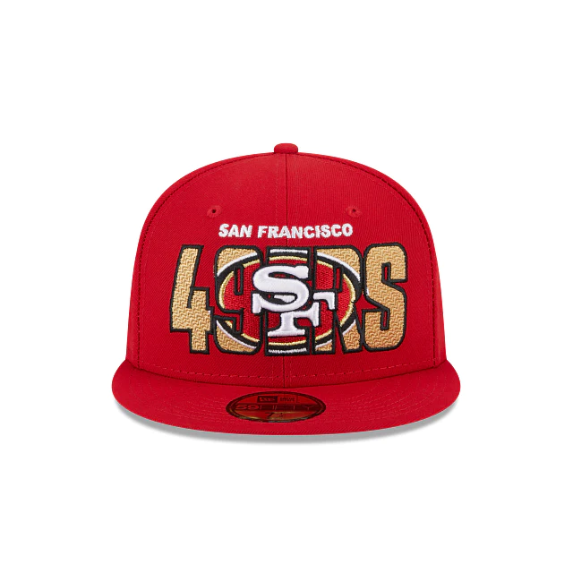 SAN FRANCISCO 49ERS MEN'S 2023 NFL DRAFT ALT HAT 59FIFTY FITTED