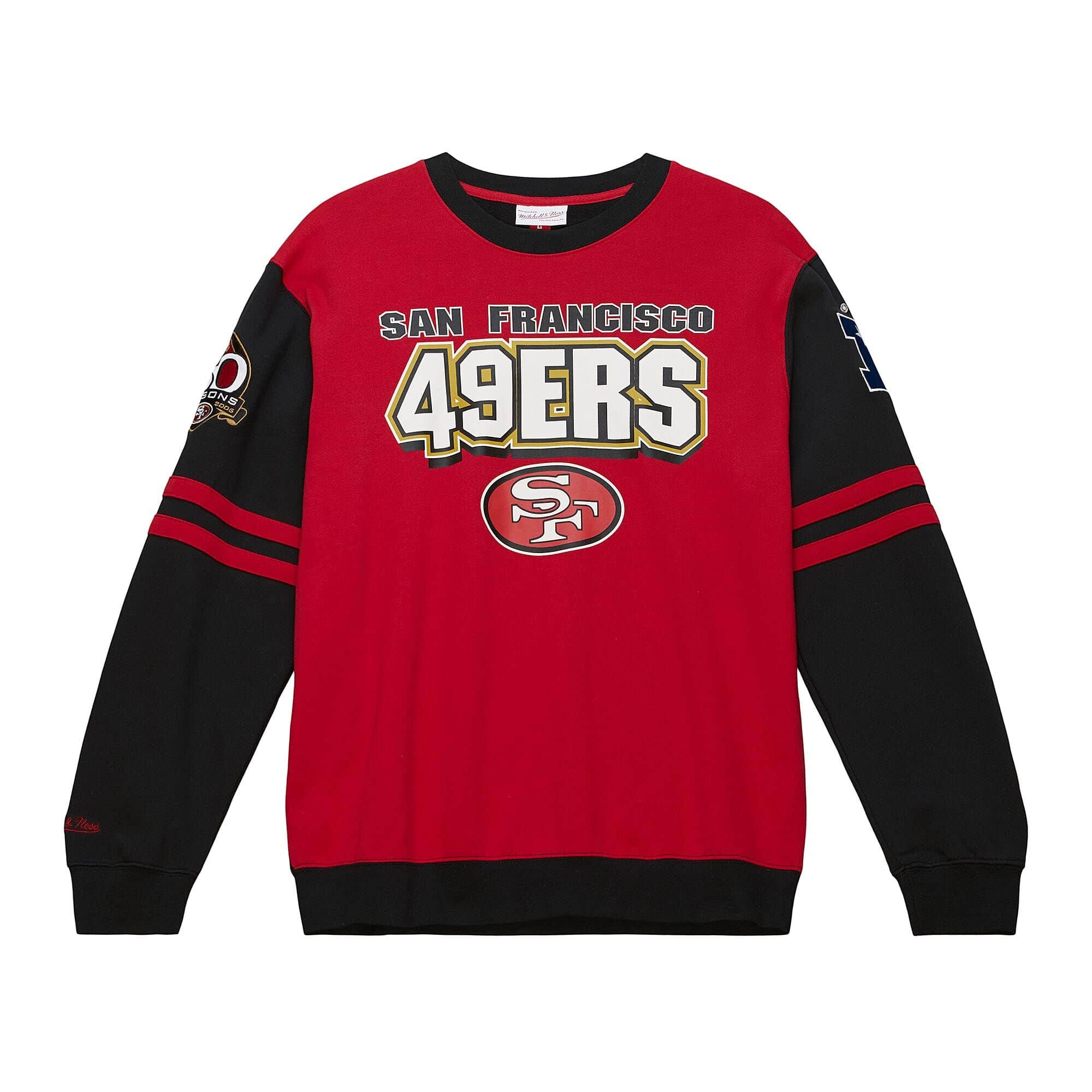 San Francisco 49ers Men's All Over Crewneck Sweater 2.0 22 / L