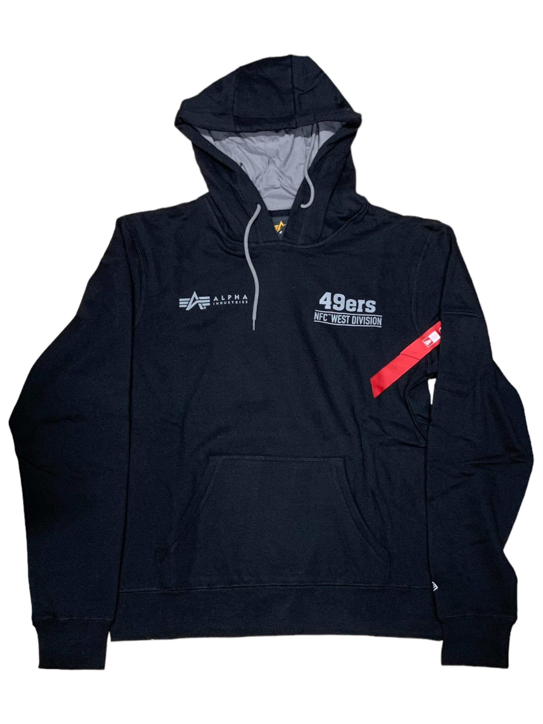 SAN FRANCISCO 49ERS MEN S ALPHA INDUSTRIES PULLOVER HOODIE SWEATSHIRT JR S SPORTS