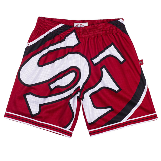 SAN FRANCISCO 49ERS MEN'S BIG FACE SHORTS