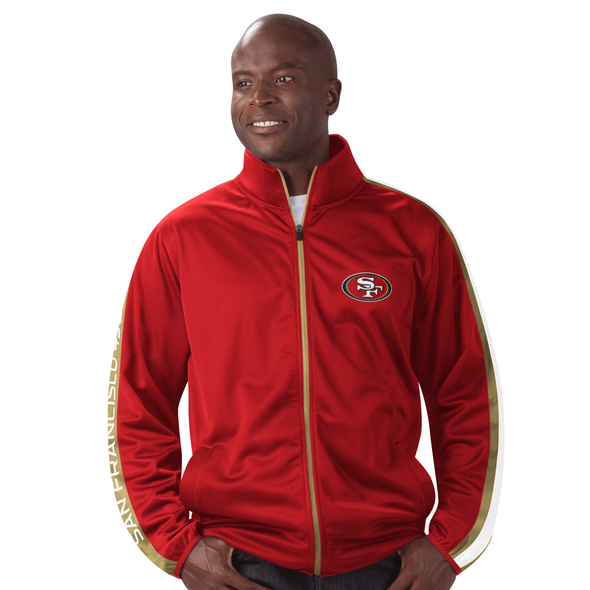 49ers zip up jacket