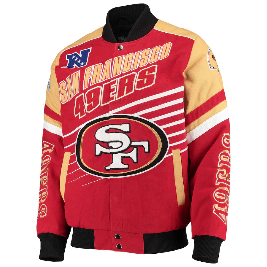 SAN FRANCISCO 49ERS MEN'S STRIKE JACKET