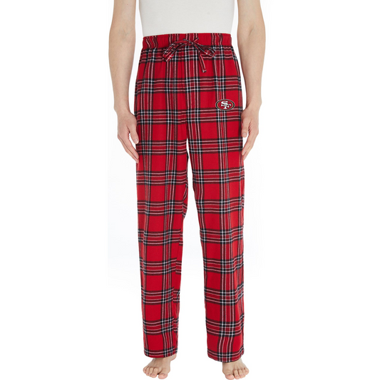 SAN FRANCISCO 49ERS MEN'S TAKEAWAY FLANNEL PAJAMA PANTS