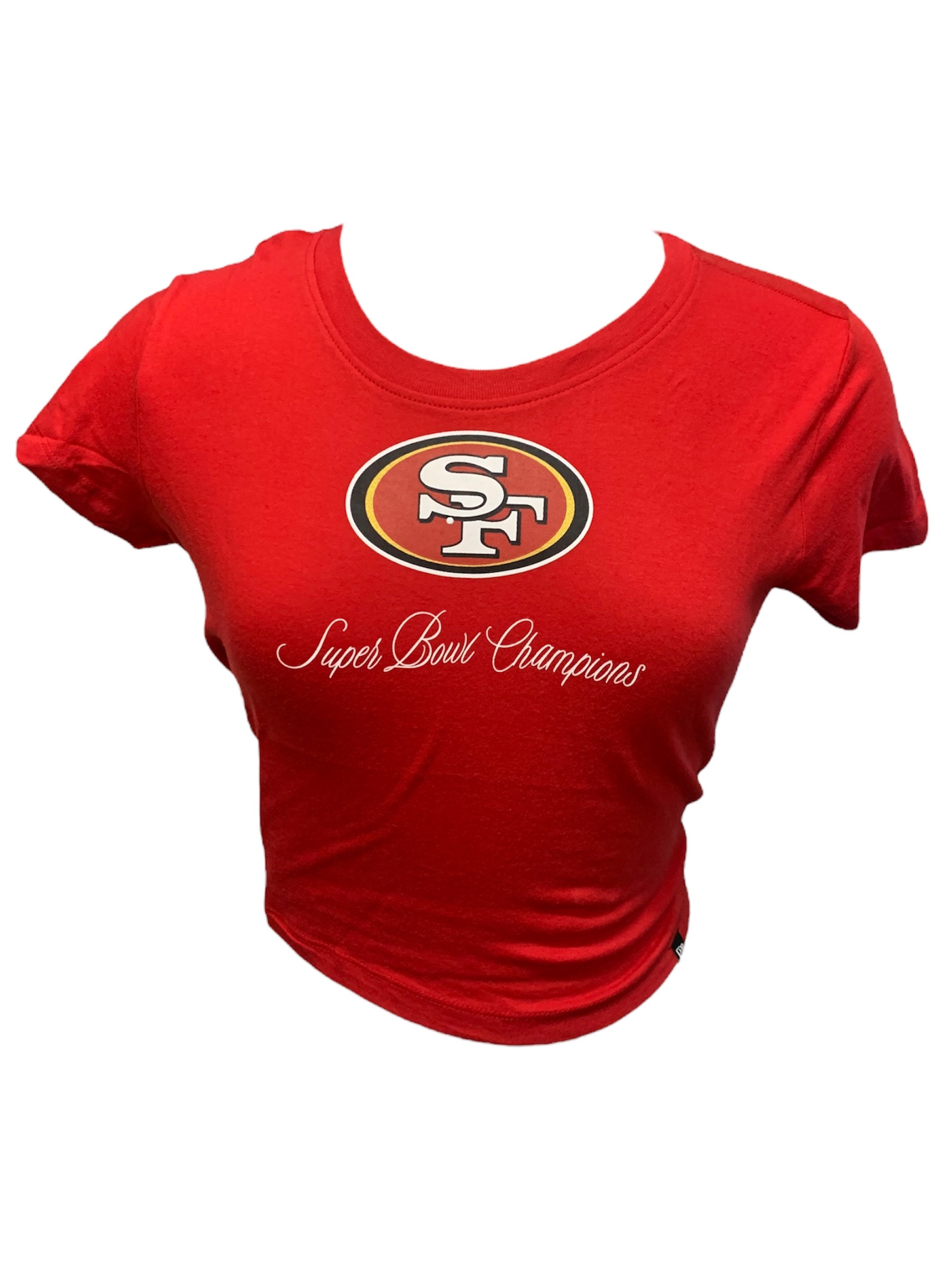 New Era San Francisco 49ers Women's Historic Champs Crop Top 22 / XL
