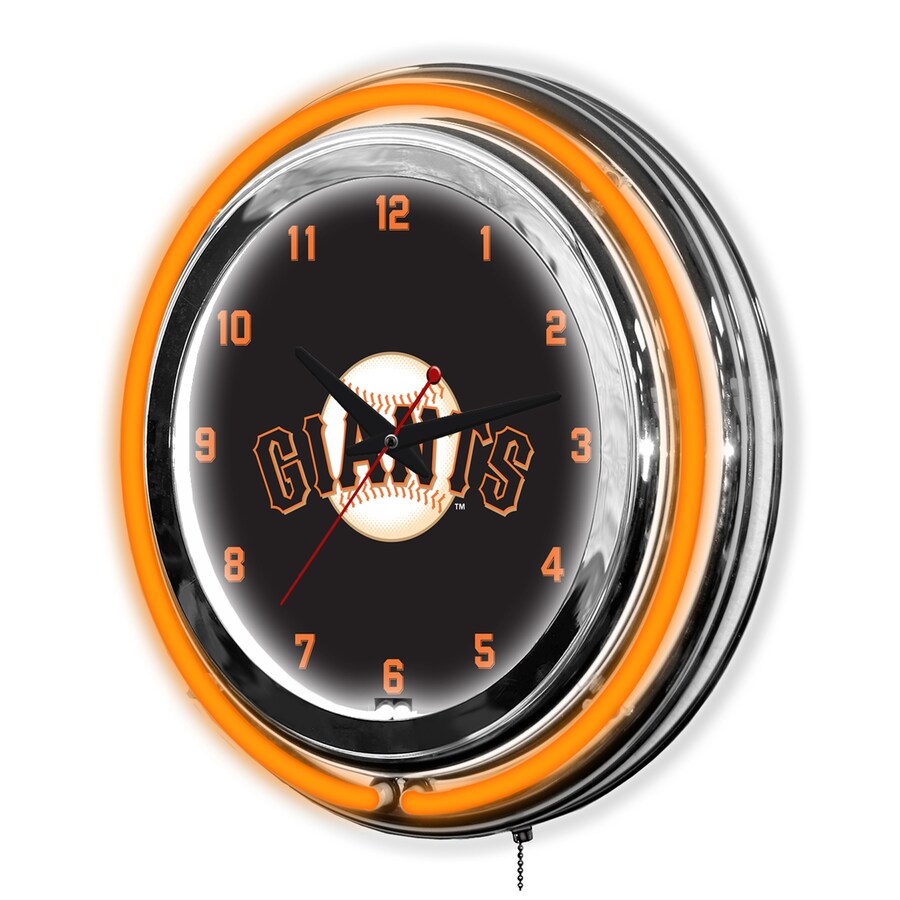 RELOJ DE NEÓN DE 14" DE LOS GIGANTES DE SAN FRANCISCO