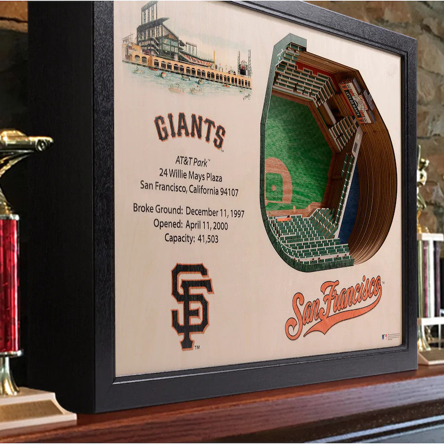 ESTADIO 3D DE 25 CAPAS DE LOS GIGANTES DE SAN FRANCISCO