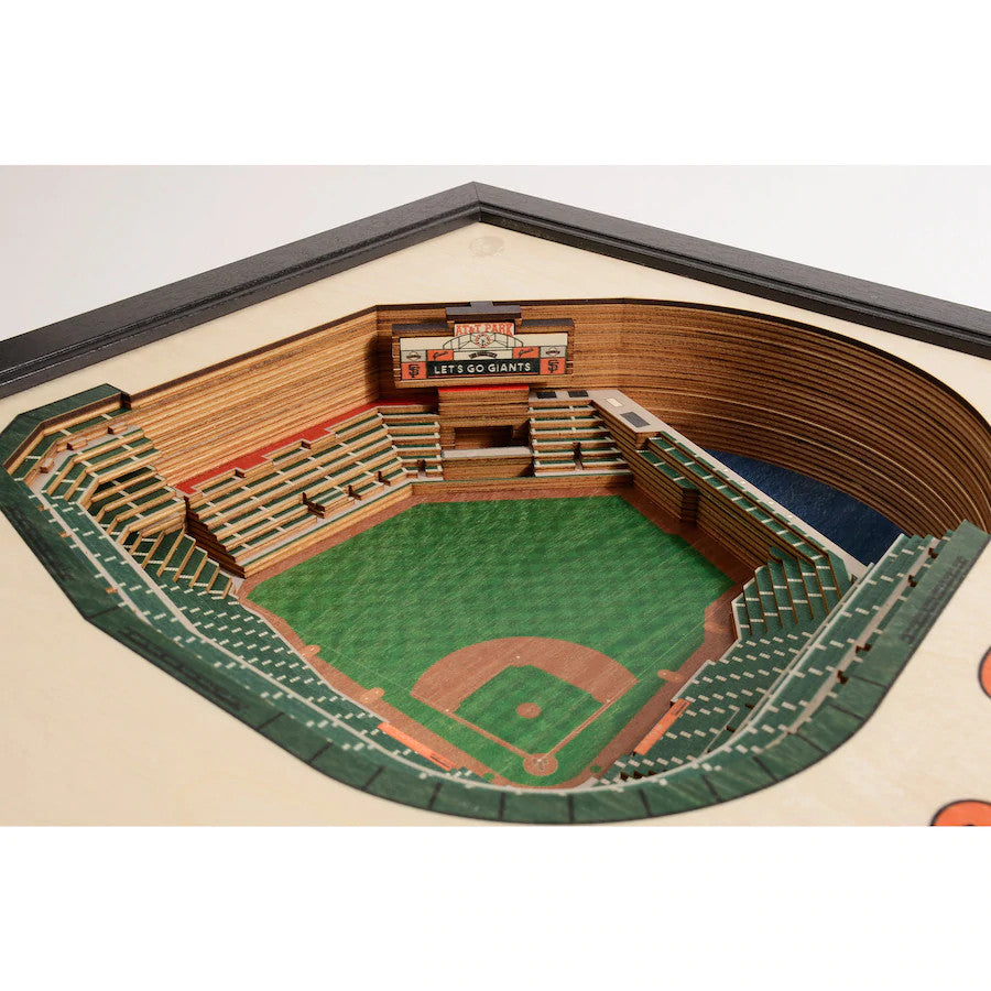 ESTADIO 3D DE 25 CAPAS DE LOS GIGANTES DE SAN FRANCISCO