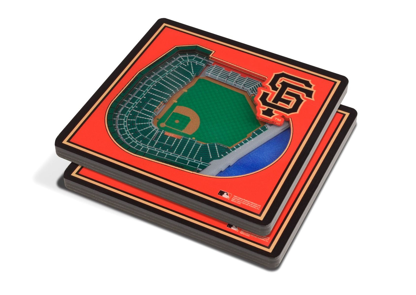 POSAVASOS 3D GIGANTES DE SAN FRANCISCO