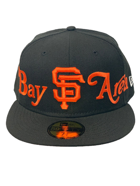 SAN FRANCISCO GIANTS 9524 CITY NICKNAME 59FIFTY FITTED HAT - BLACK