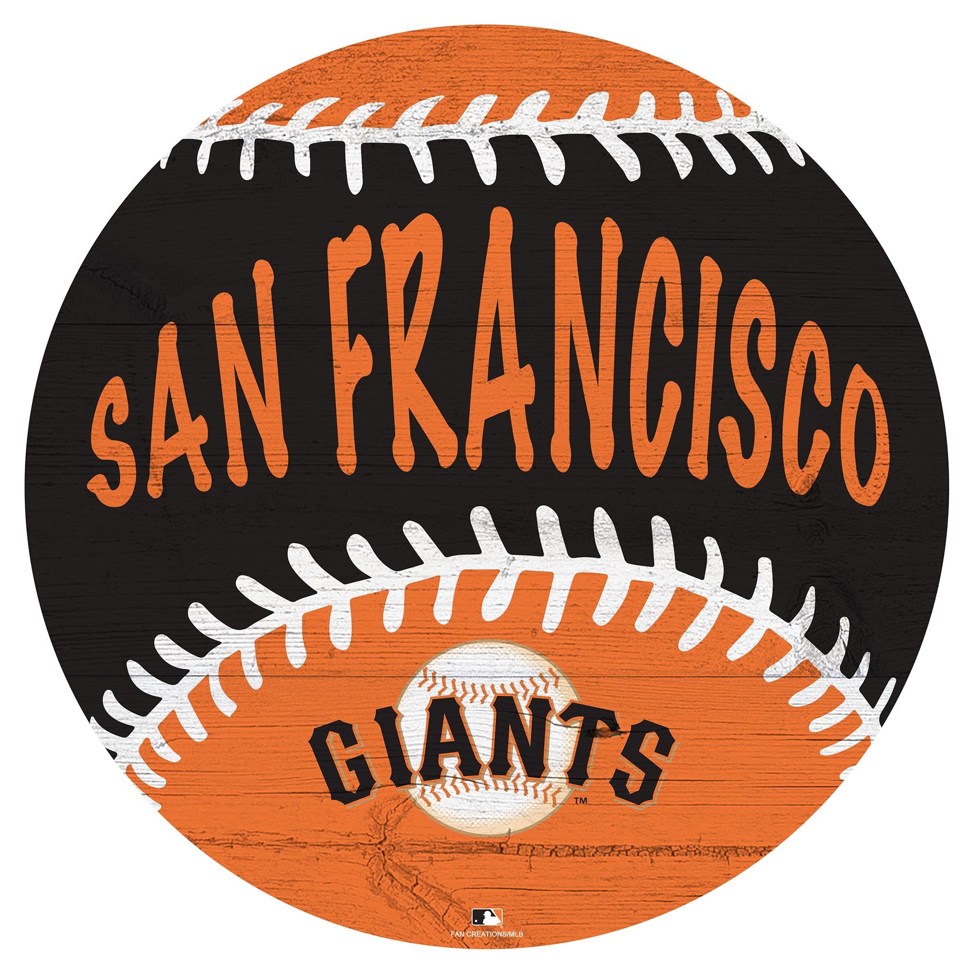 SAN FRANCISCO GIANTS BASEBALL CUTOUT SIGN – JR'S SPORTS