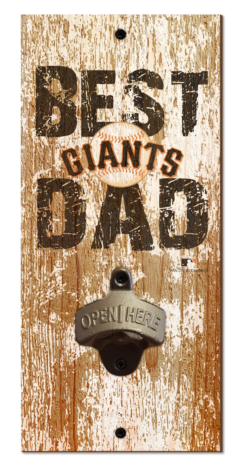 SAN FRANCISCO GIANTS BEST DAD BOTTLE OPENER