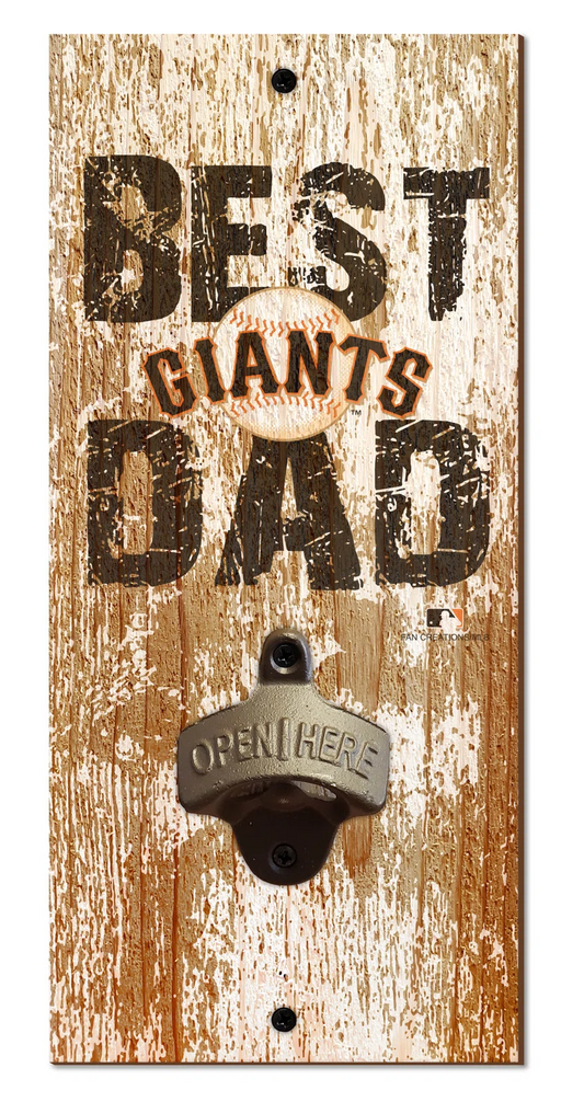 SAN FRANCISCO GIANTS BEST DAD BOTTLE OPENER