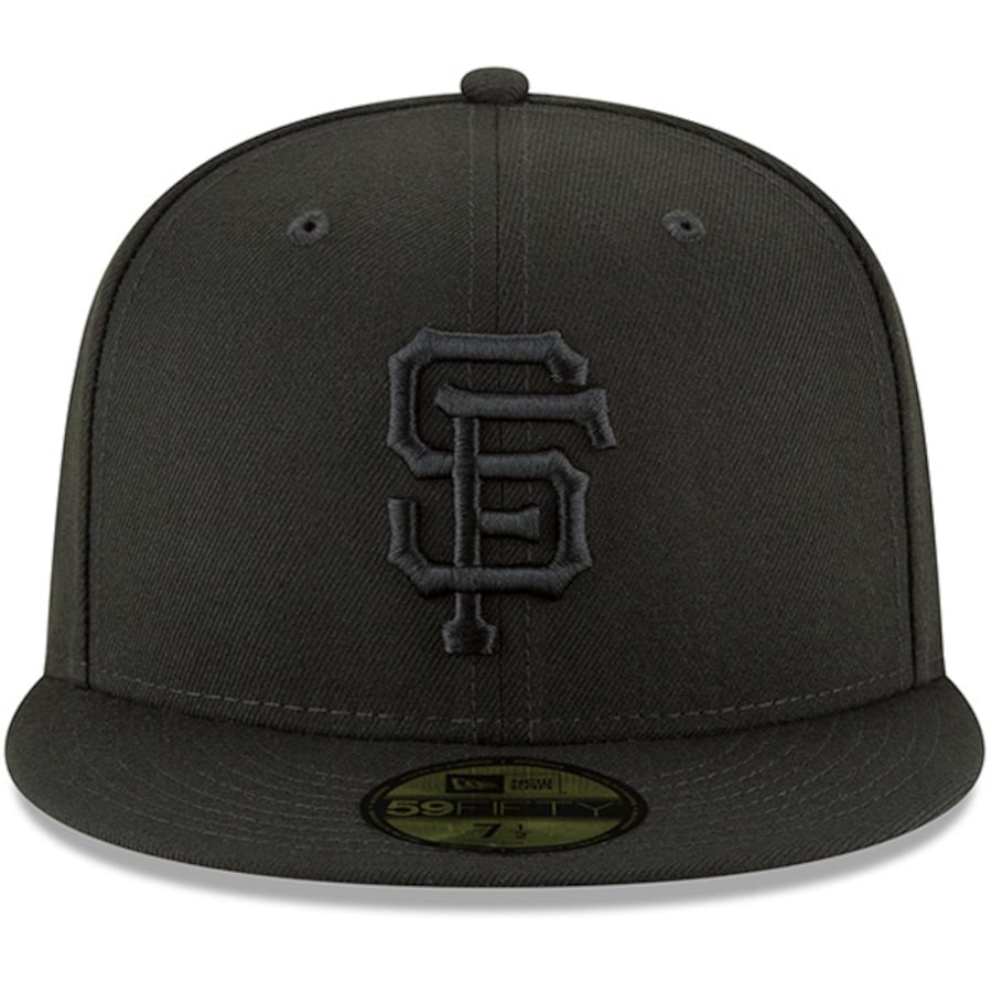 San Francisco Giants New Era Primary Logo Basic 59FIFTY Fitted Hat - Black