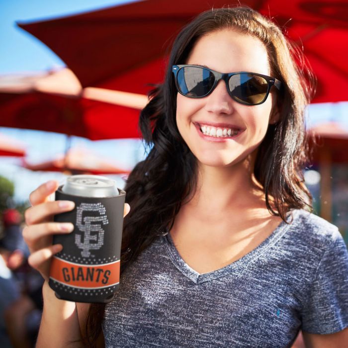 SAN FRANCISCO GIANTS BLING CAN HOLDER