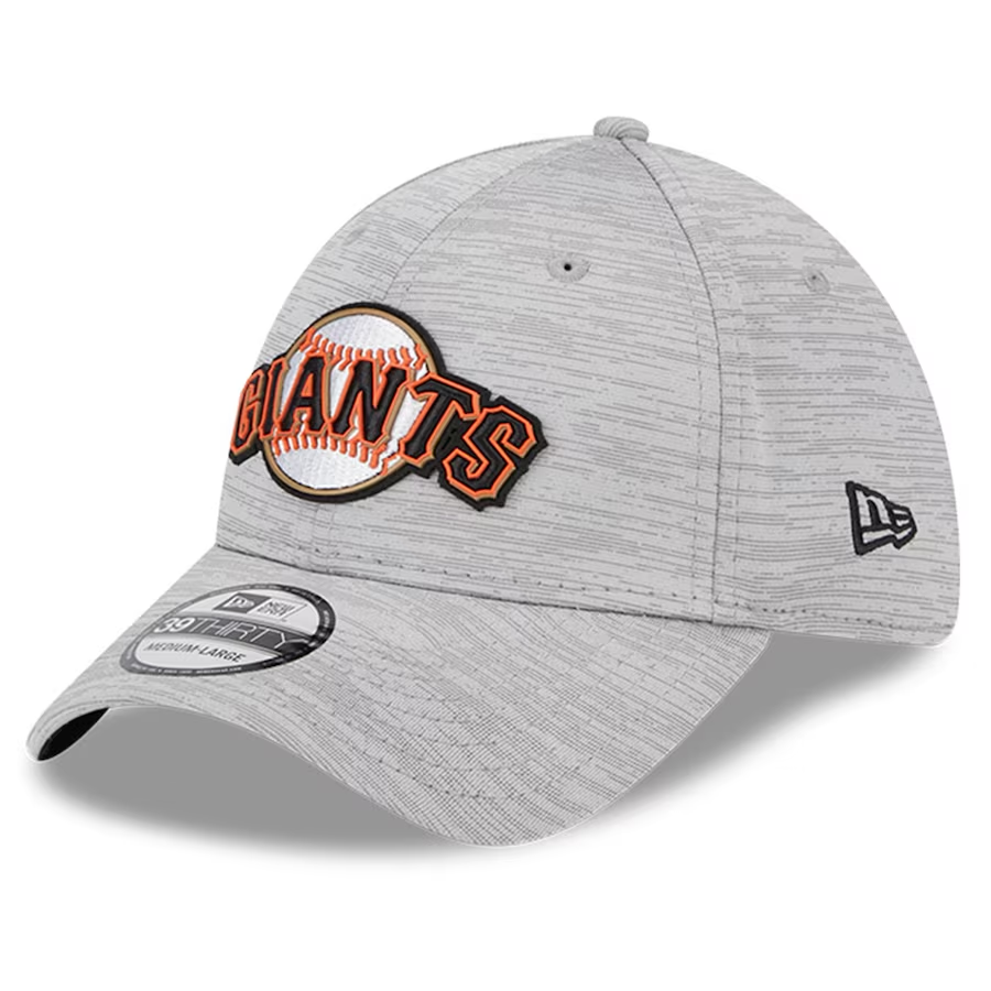 SAN FRANCISCO GIANTS MEN'S 2023 CLUBHOUSE GRAY 39THIRTY FLEX FIT HAT