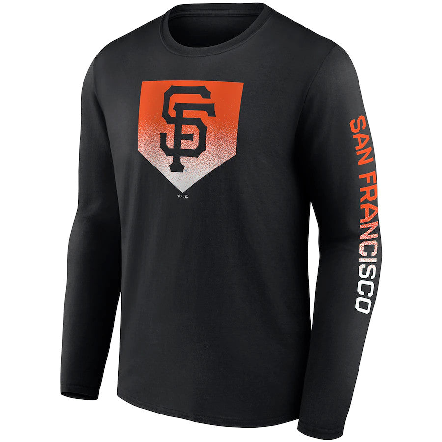 SAN FRANCISCO GIANTS MEN'S LONG SLEEVE CLEAR SIGN T-SHIRT