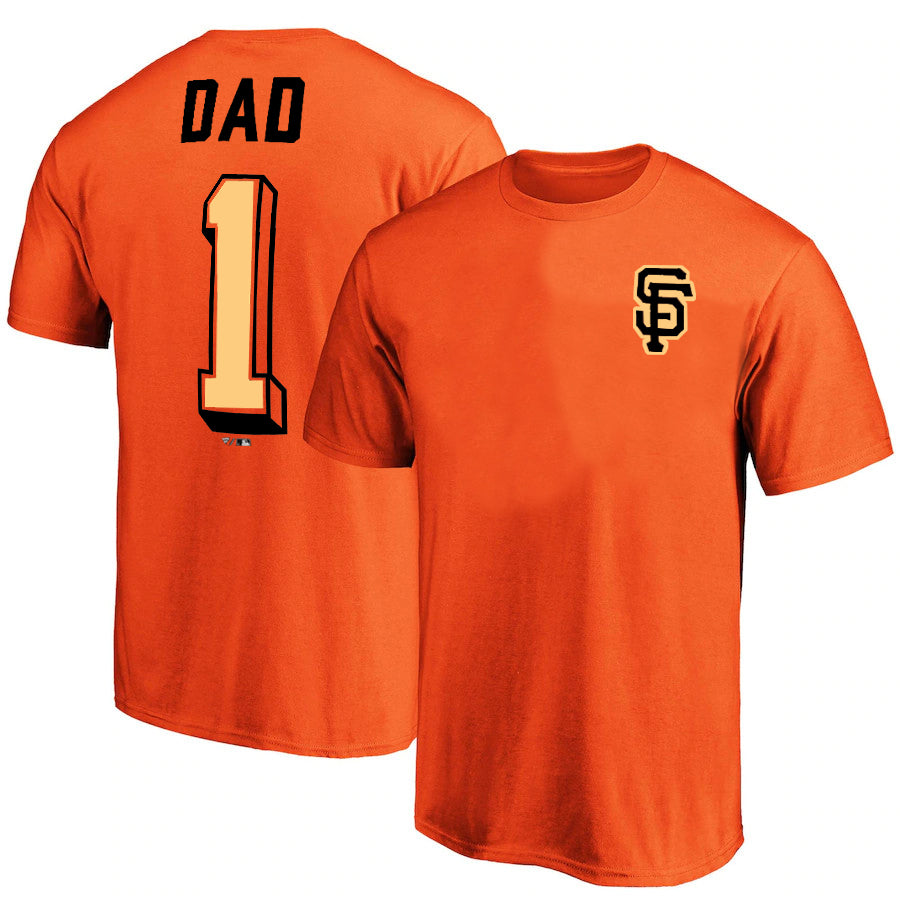 SAN FRANCISCO GIANTS MEN'S ORANGE FATHERS DAY T-SHIRT – JR'S SPORTS