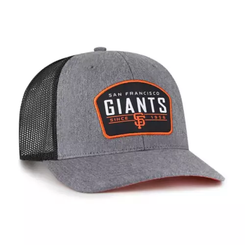 SAN FRANCISCO GIANTS MEN'S SLATE 47' TRUCKER SNAPBACK HAT