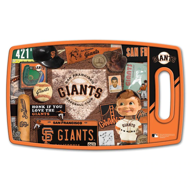 SAN FRANCISCO GIANTS RETRO CUTTING BOARD