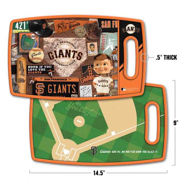 SAN FRANCISCO GIANTS RETRO CUTTING BOARD