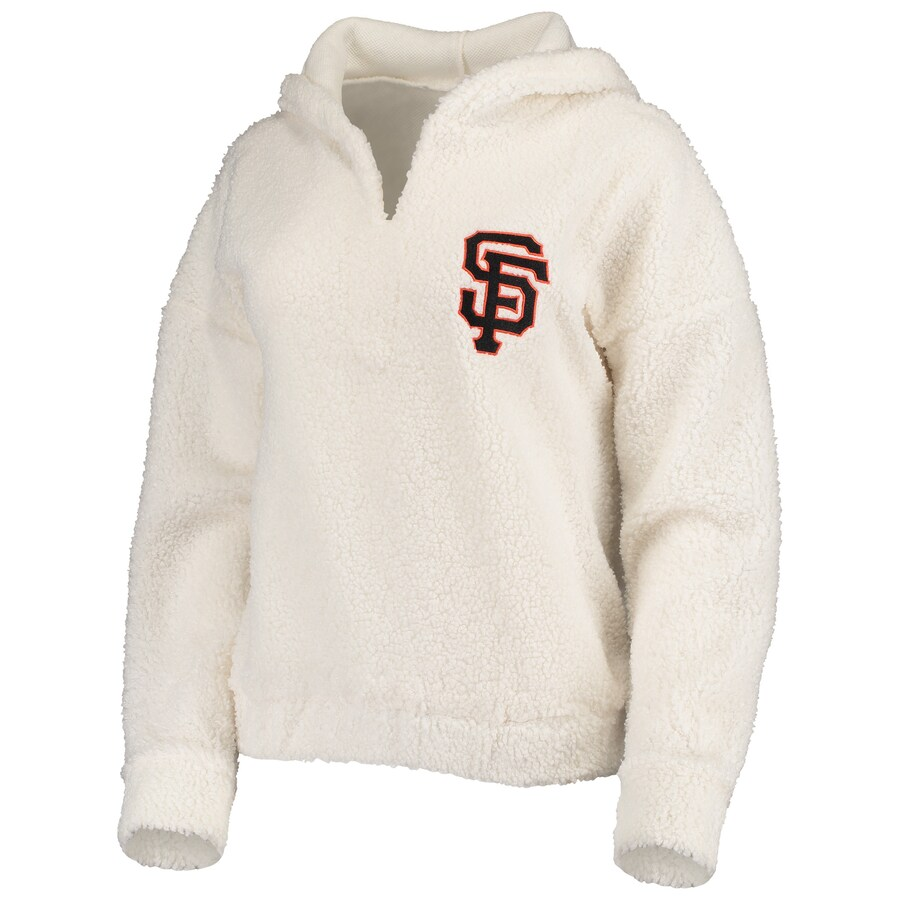 SAN FRANCISCO GIANTS WOMEN'S FLUFFY HOODIE SWEATSHIRT