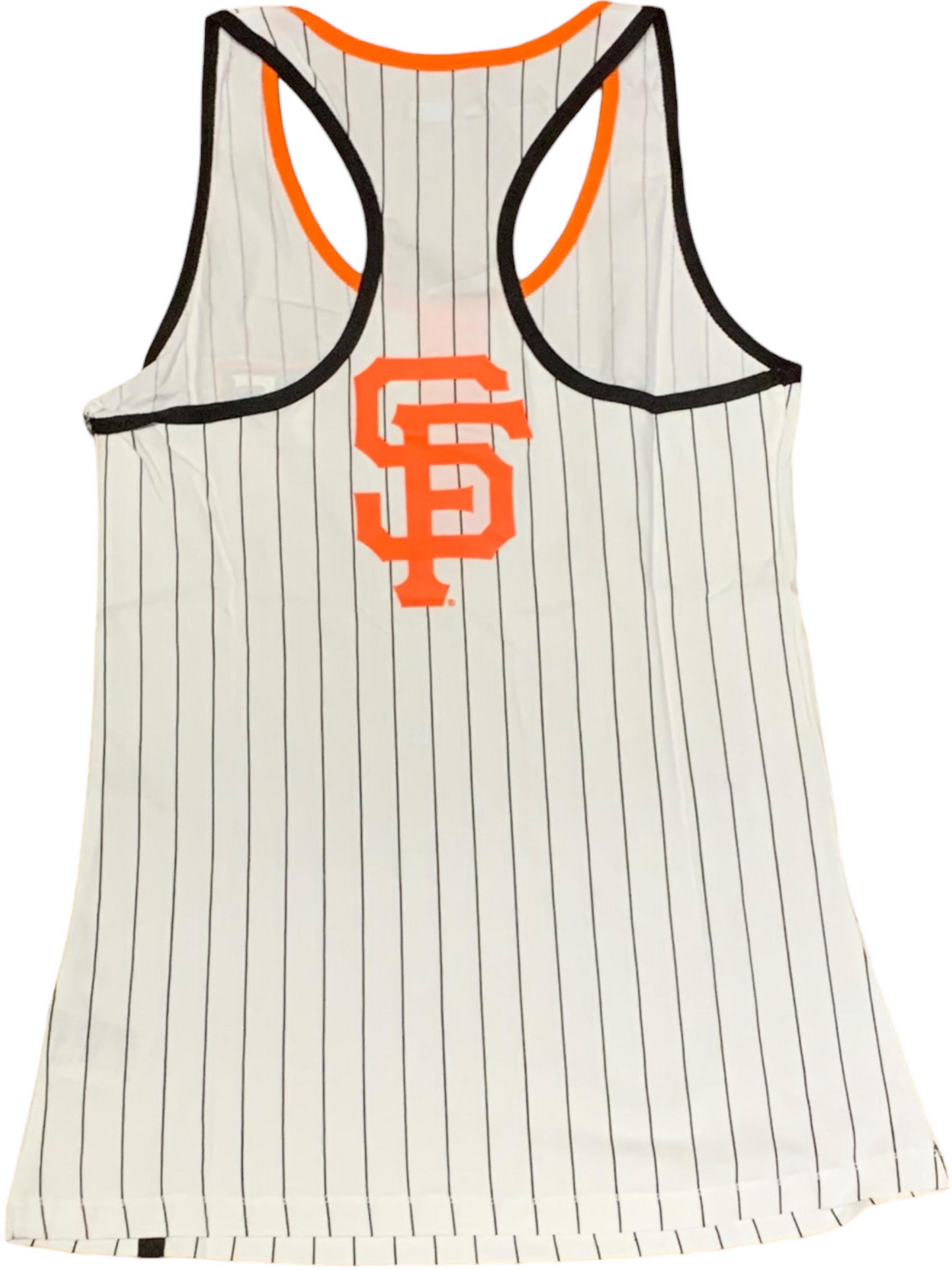 SAN FRANCISCO GIANTS WOMEN'S HOMEPLATE PINSTRIPE TANK TOP