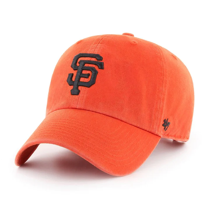 47 MLB Alternate Clean Up Adjustable Hat, Adult (San Francisco Giants Orange)