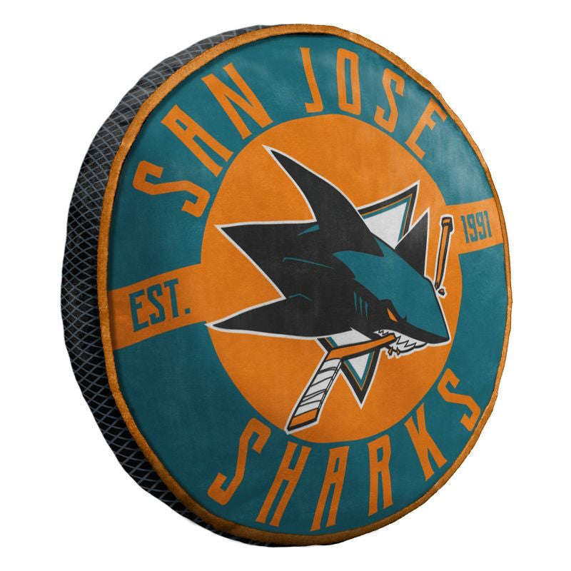 COJÍN DE NUBE SAN JOSE SHARKS 15"