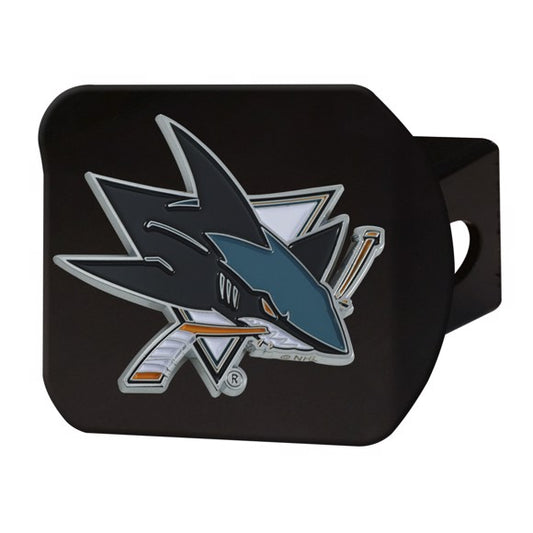 SAN JOSE SHARKS BLACK LOGO HITCH